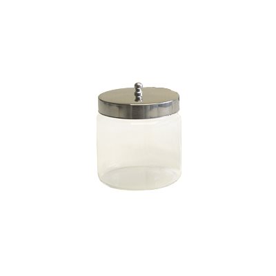 Glass Dressing Jar with Lid - 4" x 4" Glass Dressing Jar with Lid - 4" x 4"