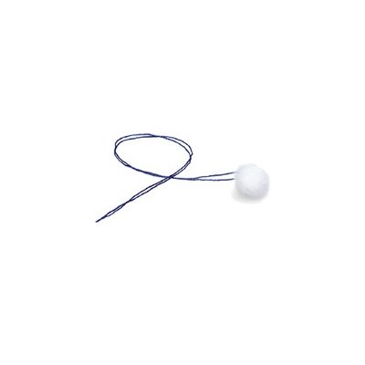 Cotton Ear Dams - Small, Blue String (50 / bag) Cotton Ear Dams - Small, Blue String (50 / bag)