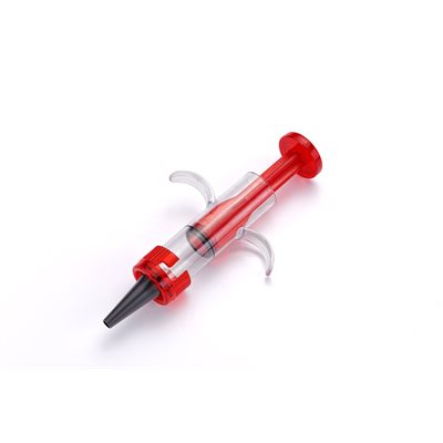 Westone Best Syringe - Clear with Red Plunger Westone Best Syringe - Clear with Red Plunger