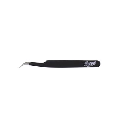 Excel 4.5" Slant Pointed Tweezer (Black) Excel 4.5" Slant Pointed Tweezer (Black)