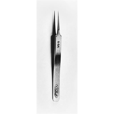 Viola 5-SA Ultra-Fine Tapered Point Tweezer - 4.25" Length Viola 5-SA Ultra-Fine Tapered Point Tweezer - 4.25" Length
