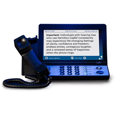 Hamilton CapTel 2400i Caption Phone with Touch-Screen Navigation Hamilton CapTel 2400i Caption Phone with Touch-Screen Navigation