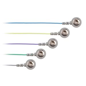 Natus Reusable Snap Electrode Leads - 39" lead, 1.5mm connector (5 / pk)