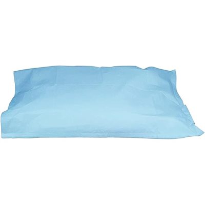 FABRICEL Tissue / Poly Pillowcase Covers - 21" x 30", Blue Color (100 / pack) FABRICEL Tissue / Poly Pillowcase Covers - 21" x 30", Blue Color (100 / pack)