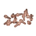 Bio-Logic OAE Preemie Eartips - Transparent Peach / Pink, 3-5mm (20 / bag)
