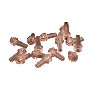 Bio-Logic OAE Preemie Eartips - Transparent Peach / Pink, 3-5mm (100 / bag)