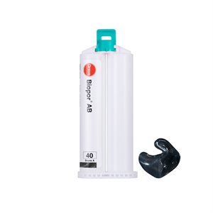 Dreve Biopor AB - 40 Shore A, Black Metallic (8 cartridges, no tips)