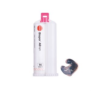 Dreve Biopor AB Light - 16 Shore A, Reddish Transparent (8 cartridges, no tips)