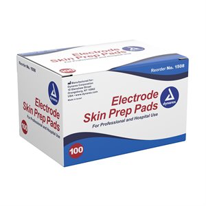 Dynarex Electrode Skin Prep Pads (100 / box)