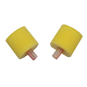 Etymotic OAE FOAM Eartips with Red Stripe on Tube - 13mm, Adult, Yellow (25 / pk)