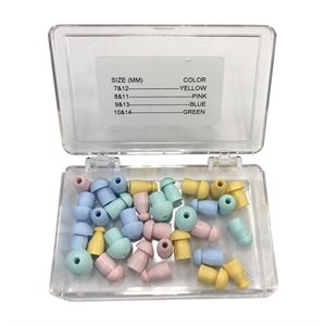 Grason-Stadler Brand Eartip Kit for TympStar & GSI-33 / 38 / 39 - 32 / kit (4 of each size)