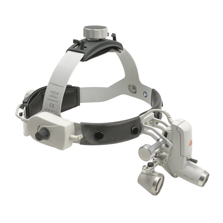 Heine 2.5X HR Loupe & ML4 LED Headlight Set Wireless Model