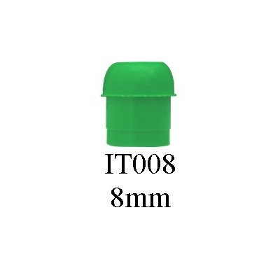 Grason IT Series Single Use Eartips - 8mm, Green (100 / pk)