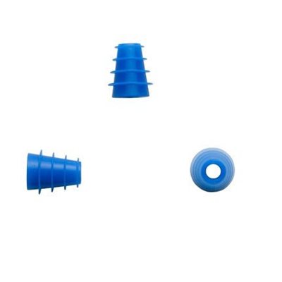 Sanibel ADI Series Single Use Flanged Eartips - Blue, 4mm-7mm (100 / bag)