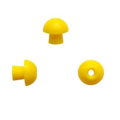 Sanibel ADI Series Single Use Mushroom-Shaped Eartips - Yellow, 12mm (100 / bag)