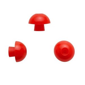 Sanibel ADI Series Single Use Mushroom-Shaped Eartips - Red, 14mm (100 / bag)