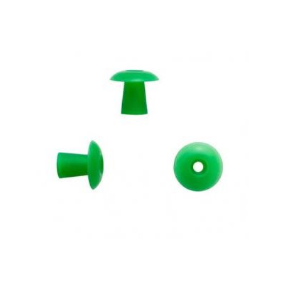 Sanibel ADI Series Single Use Umbrella-Shaped Eartips - Green, 13mm (100 / bag)