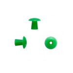 Sanibel ADI Series Single Use Umbrella-Shaped Eartips - Green, 13mm (100 / bag)