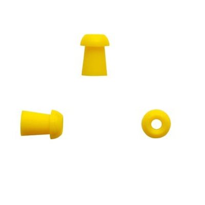Sanibel ADI Series Single Use Mushroom-Shaped Eartips - Yellow, 8mm (100 / bag)