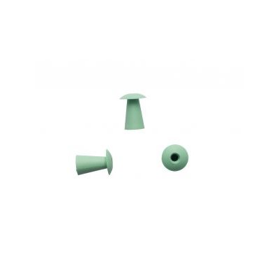 Sanibel ATE Silicone Umbrella-Shaped Eartips - Green, 13mm (100 / bag)