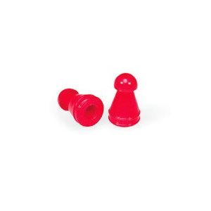 Grason KR Series Single Use Eartips - 8mm, Red (100 / pk)