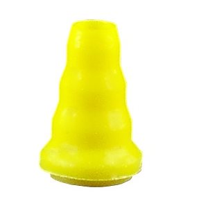 Grason MO Series Single Use Eartips - 3-6mm, Yellow (100 / pk)