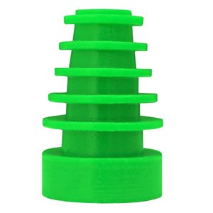Grason MO Series Single Use Eartips - Flanged, 5-8mm, Green (100 / pk)