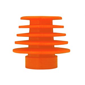 Grason MO Series Single Use Eartips - Flanged, 11-15mm, Orange (100 / pk)