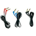 otoTONE Patch Cable for Audiometer / Booth - Stereo, 6.6 ft. Length, Black