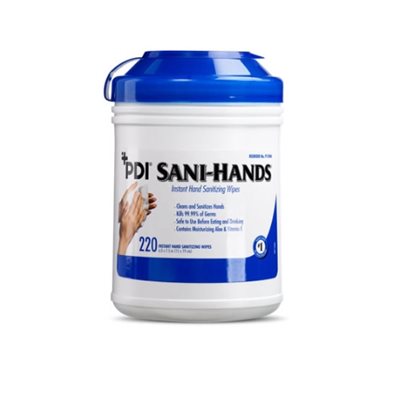 UNAVAILABLE - Sani-Hands Instant Hand Sanitizing Wipes (220 / canister) UNAVAILABLE - Sani-Hands Instant Hand Sanitizing Wipes (220 / canister)