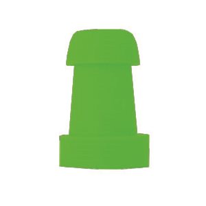 Grason PM Series Single Use Eartips - 7mm, Green (100 / pk)