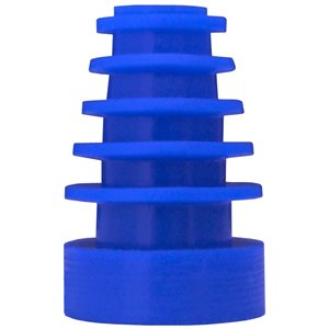 Grason PM Series Single Use Eartips - Flanged, 5-8mm, Blue (100 / pk)