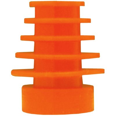 Grason PM Series Single Use Eartips - Flanged, 7-11mm, Orange (100 / pk)