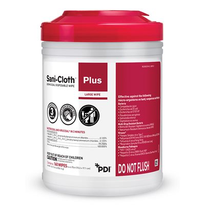 Sani-Cloth PLUS Disinfectant Wipes (160 / canister) Sani-Cloth PLUS Disinfectant Wipes (160 / canister)