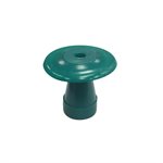 Grason Flat Style Single Use Eartips - 18mm, Green (100 / pk)