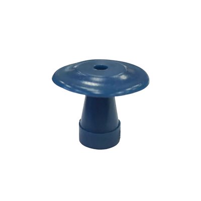 Grason Flat Style Single Use Eartips - 20mm, Dark Blue (100 / pk)