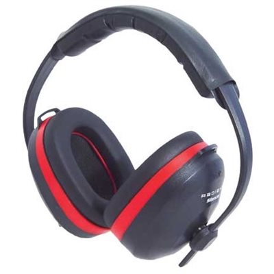 Radians Silencer 26 Economy Earmuff - Black with Red Trim (1 unit) Radians Silencer 26 Economy Earmuff - Black with Red Trim (1 unit)