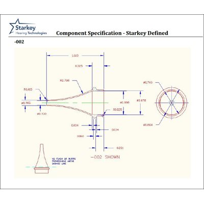 Starkey StarMed VO 4mm Disposable Specula for Gen 4, 5, 6, 7 (100 / bag) Starkey StarMed VO 4mm Disposable Specula for Gen 4, 5, 6, 7 (100 / bag)