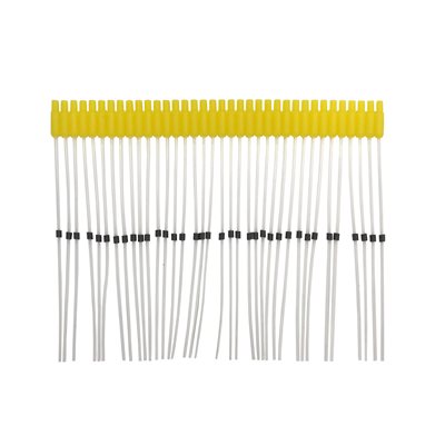 Universal Precision Probe Tubes with Marker Ring - Yellow Handle (40 / bag)