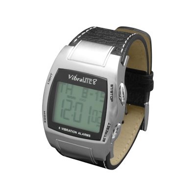 VibraLITE 8 - Black, Leather Strap VibraLITE 8 - Black, Leather Strap
