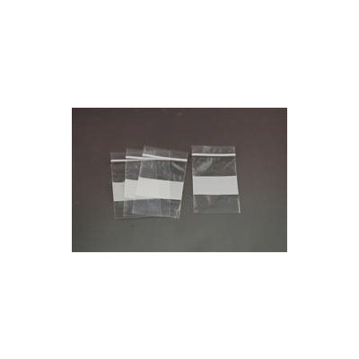 Plastic Zipper Bags, 2x2 with write-on block (100 / pk) Plastic Zipper Bags, 2x2 with write-on block (100 / pk)