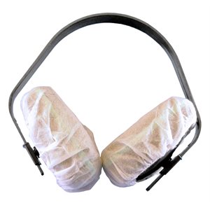 Disposable Headphone Covers - Extra Large, 5.5", White (100 / bag)