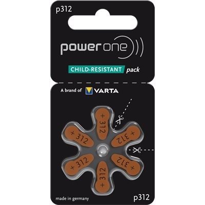 30% OFF Power One EVOLUTION MF Batteries, size 312 (10 cards of 6 batteries) - only 3 cartons available
